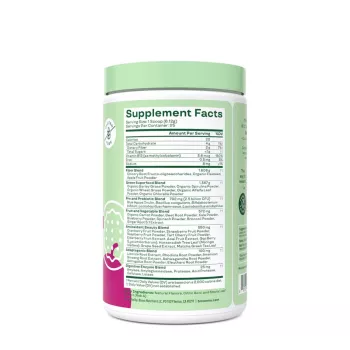 Bloom Greens & Superfoods, Amestec De Super-alimente Verzi Cu Aroma De Fructul Pasiunii Si Portocala, 141 G