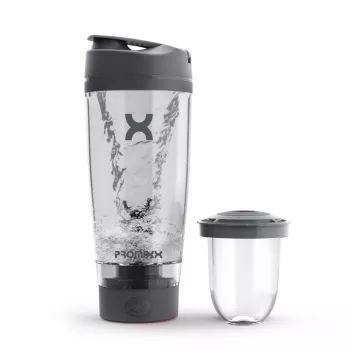 Promixx Pro Electric Shaker Bottle, Shaker Electric Pentru Mixarea Bauturilor, 600 Ml
