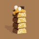 Anabar Protein Candy Bar - S'mores, Baton Proteic Cu Aroma De Ciocolata Cu Lapte Si Bezele , 65 G
