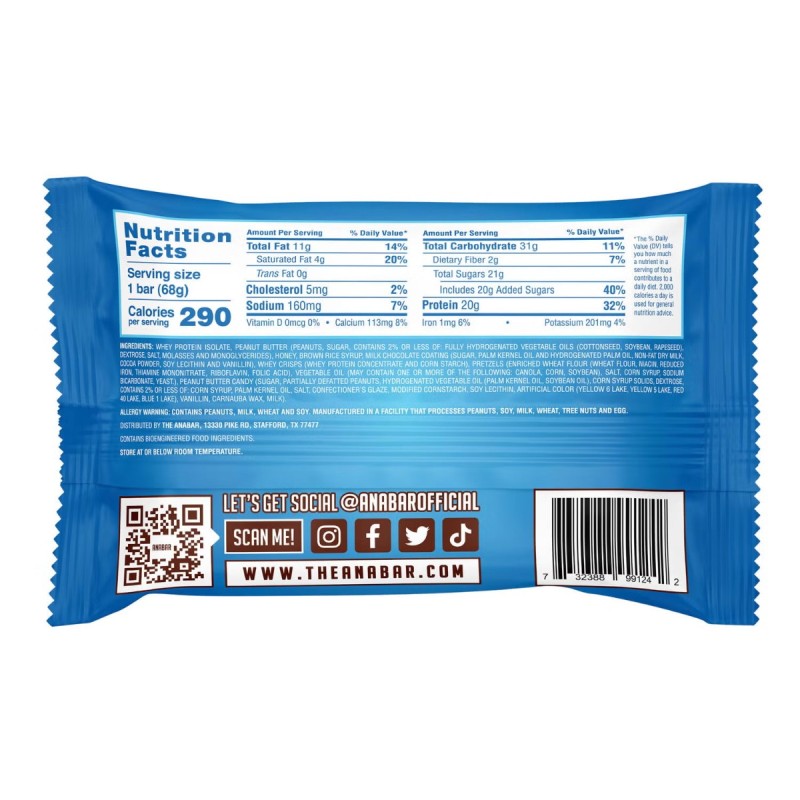 Final Boss Performance Anabar Monster Cookie Crunch, Baton Proteic Cu Aroma De Prajitura Crocanta, 68 G