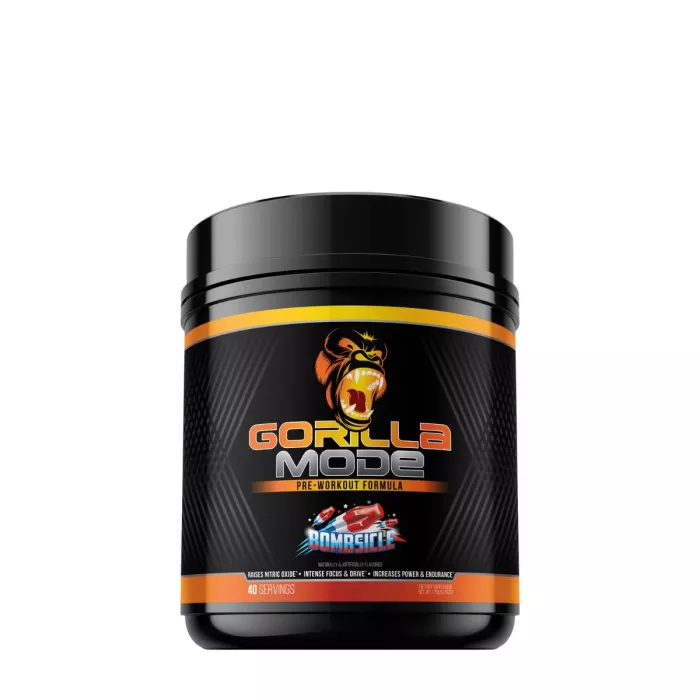 Gorilla Mind Gorilla Mode Pre-workout, Formula De Pre-workout Cu Aroma De Bombsicle, 792 G Gorilla Mind Gorilla Mode Pre-workout, Formula De Pre-workout Cu Aroma De Bombsicle, 792 G