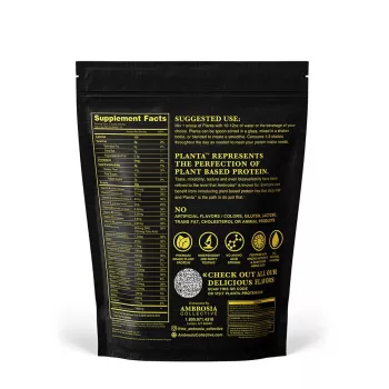 Ambrosia Collective Planta Plant Protein, Proteina Vegana Cu Aroma De French Toast Cu Banane Si Sirop De Artar, 410.2 G