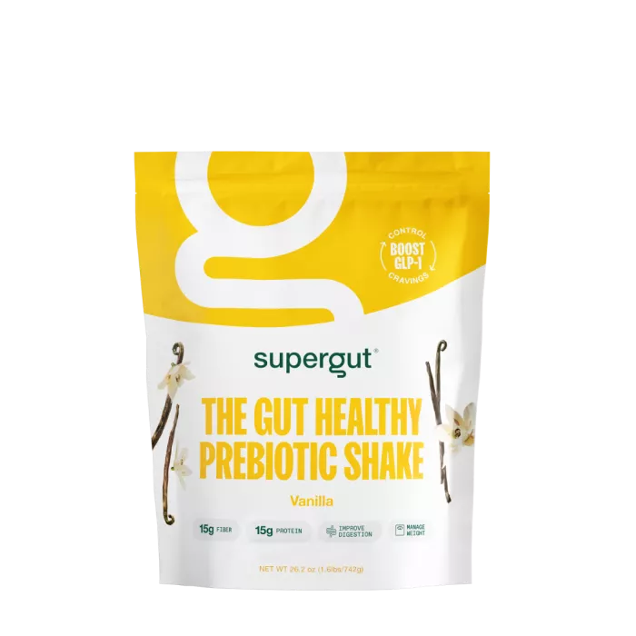Supergut The Gut Healthy Prebiotic Shake Vanilla Flavor, Shake Proteic Cu Prebiotice , Cu Aroma De Vanilie, 742 G Supergut The Gut Healthy Prebiotic Shake Vanilla Flavor, Shake Proteic Cu Prebiotice , Cu Aroma De Vanilie, 742 G