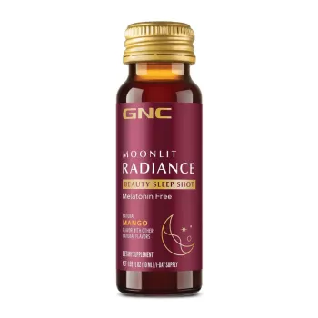 Gnc Moonlit Radiance Beauty Sleep Shot With Mango Flavor, Shot Pentru Frumusete Si Somn Cu Aroma De Mango, 50 Ml