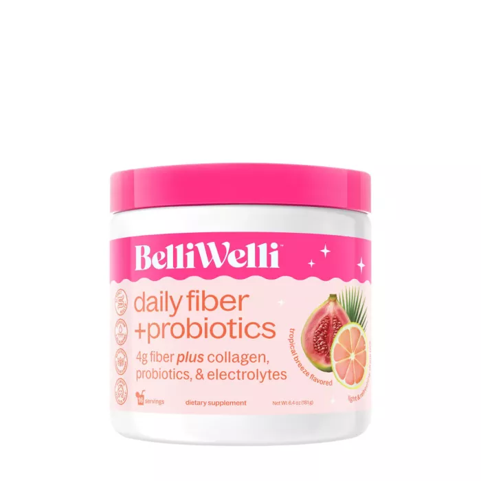 Belliwelli Daily Fiber And Probiotics, Belliwelli Daily Fiber And Probiotics, Amestec De Fibre, Probiotice Si Colagen Pentru Sanatatea Digestiva Si Sustinerea Pielii, Parului Si Unghiilor, 181 G