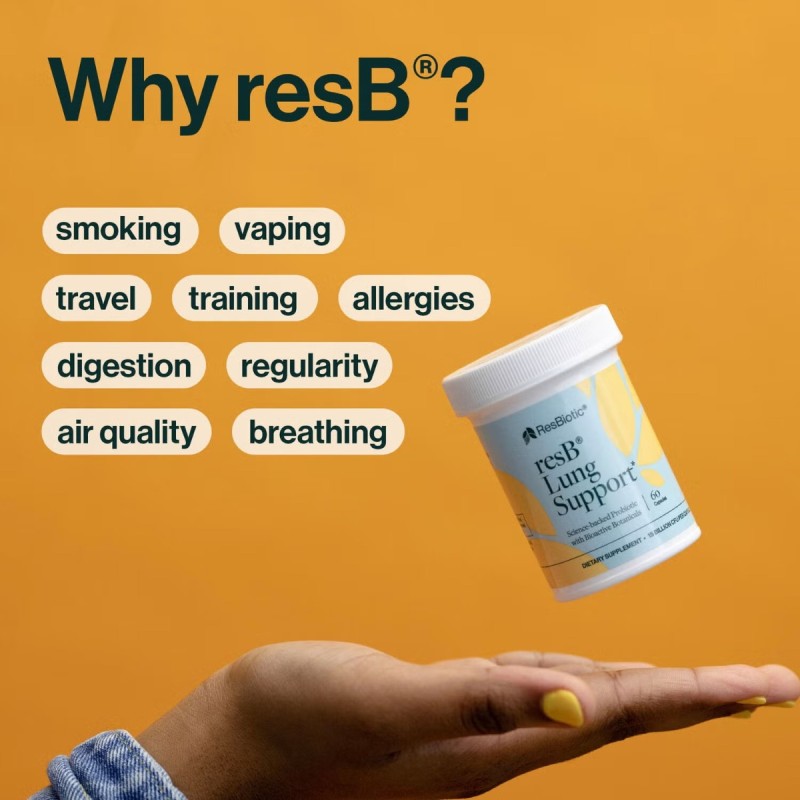 Resbiotic Resb, Suportul Probiotic Pentru Sanatatea Pulmonara, 60 Tb