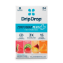 Dripdrop Zero Sugar Plus+ Electrolyte Drink Mix, Variety Pack, Electroliti Fara Zahar Cu Absorbtie Rapida Cu Diferite Arome, 134 G