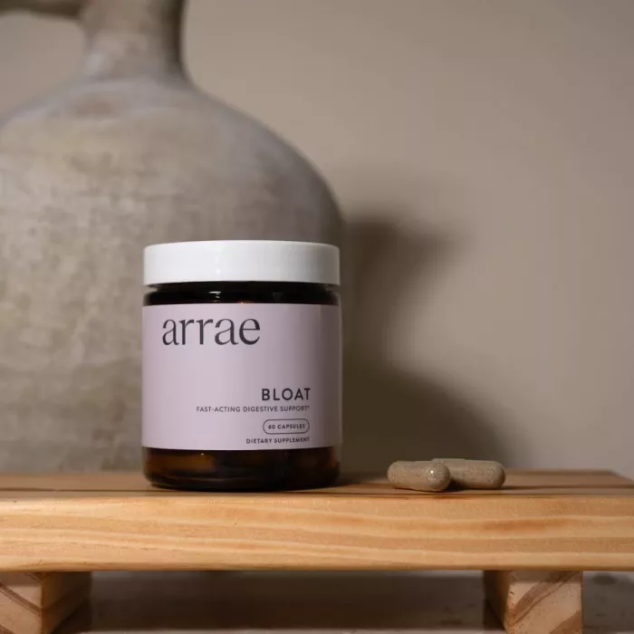 Arrae Bloat Digestive Support, Suport Natural Pentru Digestie Usoara Si Confort Abdominal, 40 Cps Arrae Bloat Digestive Support, Suport Natural Pentru Digestie Usoara Si Confort Abdominal, 40 Cps