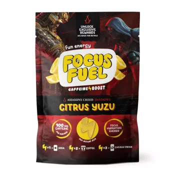 Focusfuel Caffeine Boost Gummies, Jeleuri Cu Cafeina Pentru Energie, Focus Si Concentrare, 18 G