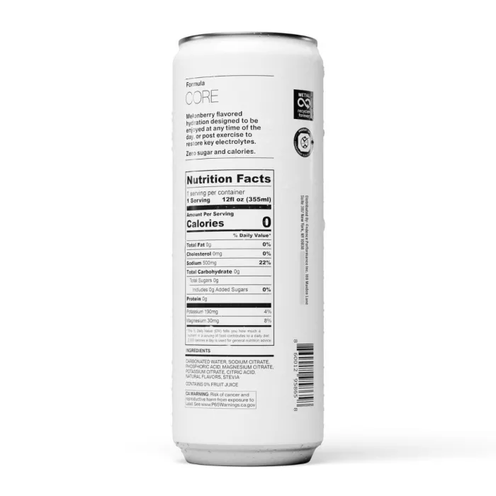 Cadence Core Electrolyte Hydration, Bautura Hidratanta Cu Aroma De Melonberry, 355 Ml