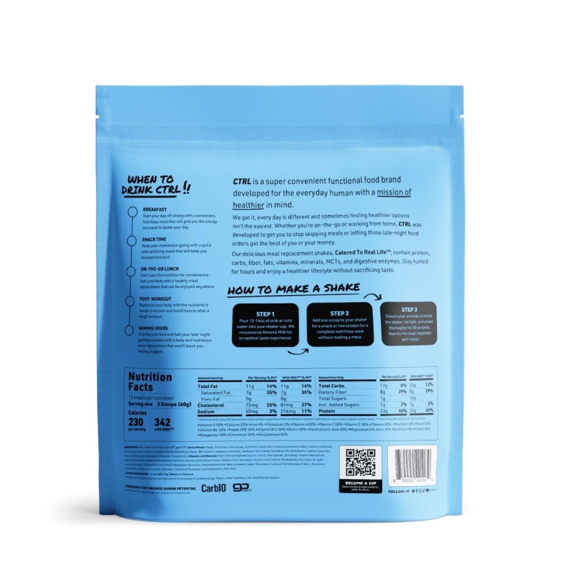 Ctrlshake Proteic Cu Aroma De Biscuiti Si Frisca, 900 G