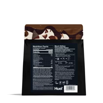 Huel Black Edition, High-protein Meal Powder, Masa Completa Bogata In Proteine 100% Vegana, Cu Aroma De Ciocolata, 900 G