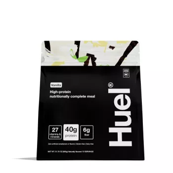 Huel Black Edition, High-protein Meal Powder, Masa Completa Cu Proteine Vegetale, Cu Aroma De Vanilie, 900 G