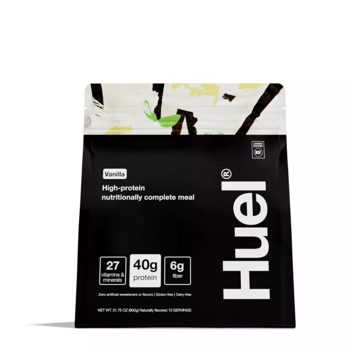 Huel Black Edition, High-protein Meal Powder, Masa Completa Cu Proteine Vegetale, Cu Aroma De Vanilie, 900 G Huel Black Edition, High-protein Meal Powder, Masa Completa Cu Proteine Vegetale, Cu Aroma De Vanilie, 900 G