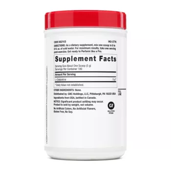 Pro Performance L-glutamine 5000mg Unflavored, L-glutamina Fara Aroma, 900 G