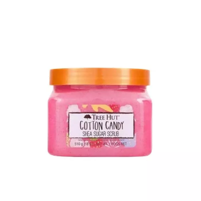 Tree Hut Cotton Candy Shea Sugar Scrub, 510 G Tree Hut Cotton Candy Shea Sugar Scrub, 510 G