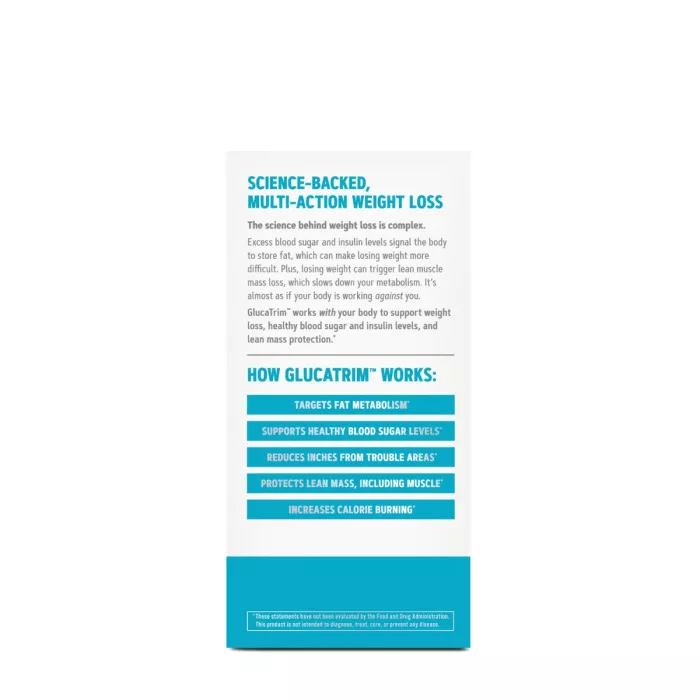 Gnc Total Lean Glucatrim Proven Weight Loss + Blood Glucose Support, Formula Avansata Pentru Slabit, 120 Cps Gnc Total Lean Glucatrim Proven Weight Loss + Blood Glucose Support, Formula Avansata Pentru Slabit, 120 Cps