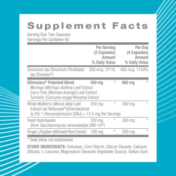 Gnc Total Lean Glucatrim Proven Weight Loss + Blood Glucose Support, Formula Noua Si Imbunatatita Pentru Slabit, 120 Cps  