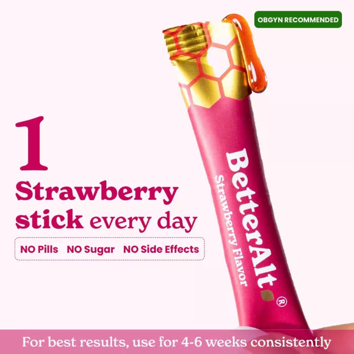Better Alt She-lajit Honey Sticks, Pliculete De Shilajit Din Himalaya Si Extract De Shatavari Cu Aroma De Capsuni, 30 Pliculete
