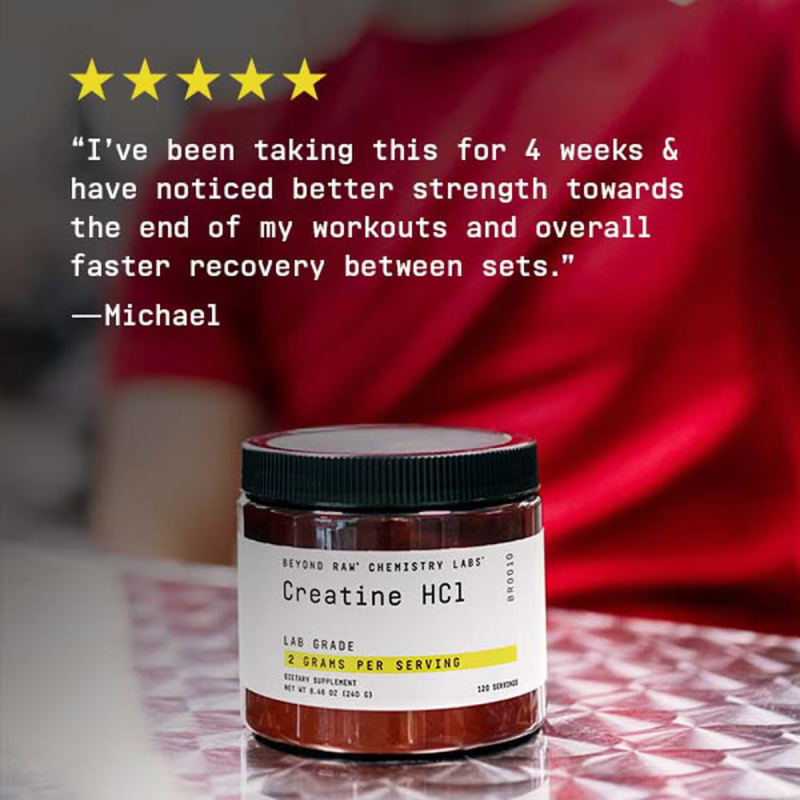 Beyond raw chemistry labs creatina hidroclorida (120 g), GNC Live Well