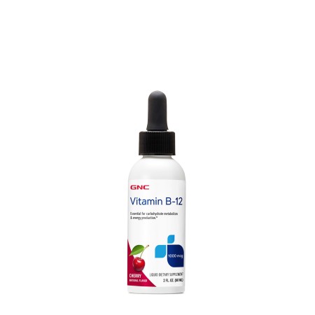 Vitamina B-12 lichida cu aroma naturala de cirese (60 Ml), GNC Live Well