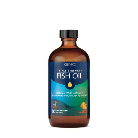 Ulei de peste cu aroma naturala de portocale (236.5 ml), GNC Live Well