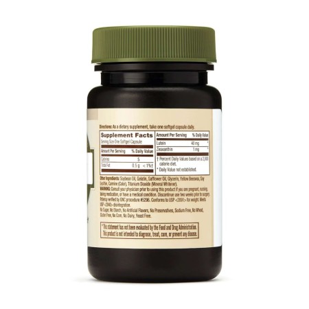Gnc Natural Brand Lutein 40 Mg, Luteina, 30 Cps