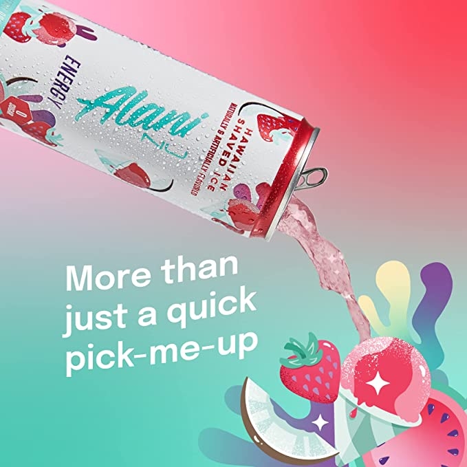 Alani Nu Energy, Energizant Cu Aroma De Hawaiian Shaved Ice, 355 Ml