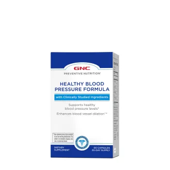 Gnc Preventive Nutrition Healthy Blood Pressure Formula, Formula Pentru Reglarea Tensiunii Arteriale, 90 Cps Gnc Preventive Nutrition Healthy Blood Pressure Formula, Formula Pentru Reglarea Tensiunii Arteriale, 90 Cps
