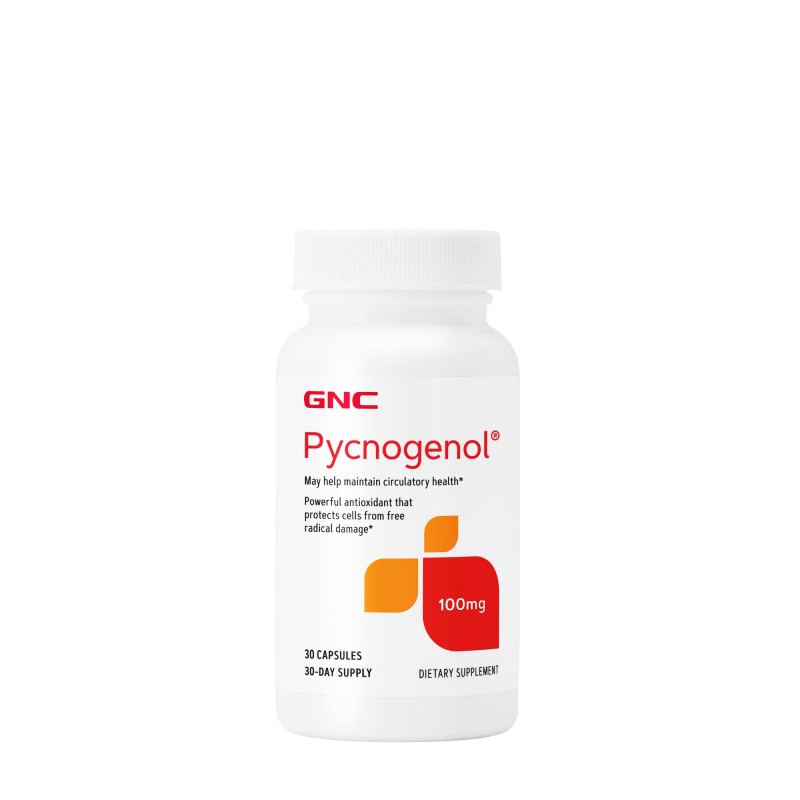 Picnogenol, extract patentat din scoarta de pin maritim frantuzesc 100 mg (30 cps), GNC Live Well