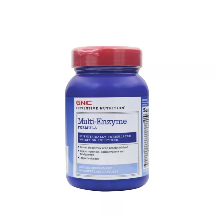 Gnc Preventive Nutrition Multi-enzyme, Formula Enzime Digestive, 90 Cps Gnc Preventive Nutrition Multi-enzyme, Formula Enzime Digestive, 90 Cps