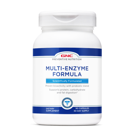 Preventive nutrition multi-enzyme, formula enzime digestive (90 Cps), GNC Live Well