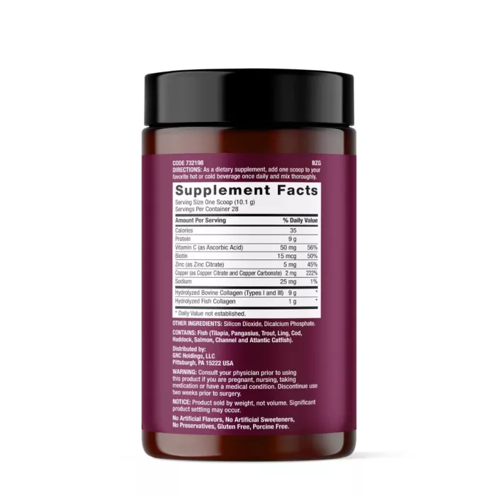 Gnc Premier Collagen Powder, Formula Premium De Peptide De Colagen Hidrolizat Fara Aroma, 282.8 G Gnc Premier Collagen Powder, Formula Premium De Peptide De Colagen Hidrolizat Fara Aroma, 282.8 G