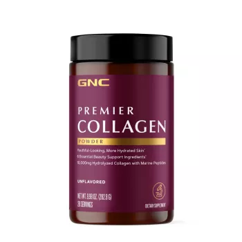 Gnc Premier Collagen Powder, Formula Premium De Peptide De Colagen Hidrolizat Fara Aroma, 282.8 G Gnc Premier Collagen Powder, Formula Premium De Peptide De Colagen Hidrolizat Fara Aroma, 282.8 G