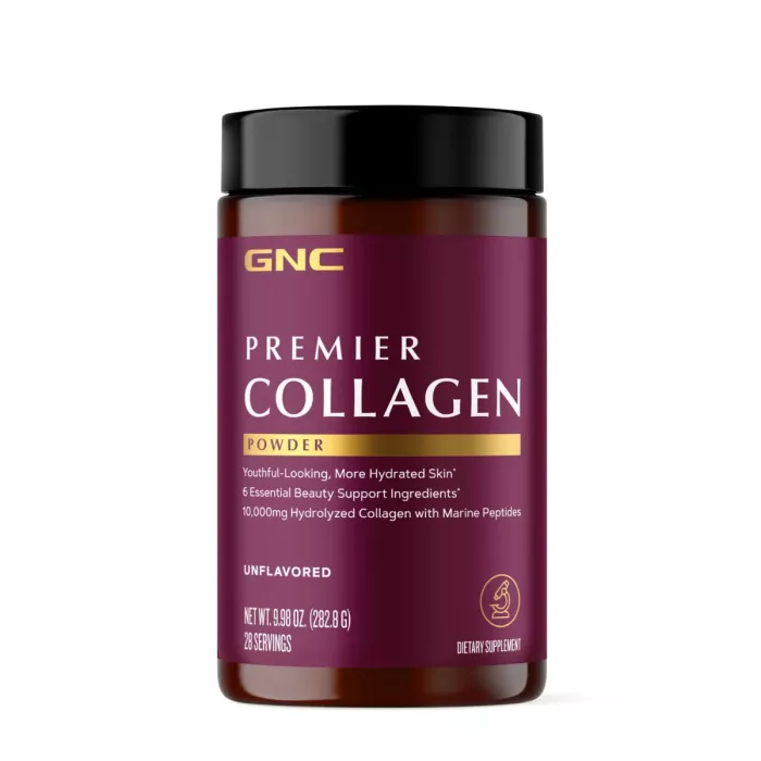Gnc Premier Collagen Powder, Formula Premium De Peptide De Colagen Hidrolizat Fara Aroma, 282.8 G Gnc Premier Collagen Powder, Formula Premium De Peptide De Colagen Hidrolizat Fara Aroma, 282.8 G