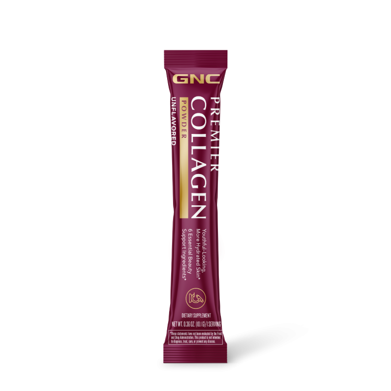 Gnc Premier Collagen Powder, Formula Premium De Peptide De Colagen Hidrolizat Fara Aroma, 1 Plic, 10.01 G