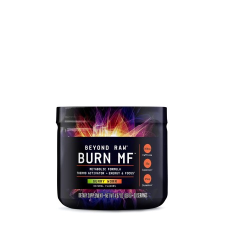 Beyond Raw Burn Mf, Termogenic Arzator De Grasimi Cu Aroma De Gummy Worm, 138  G