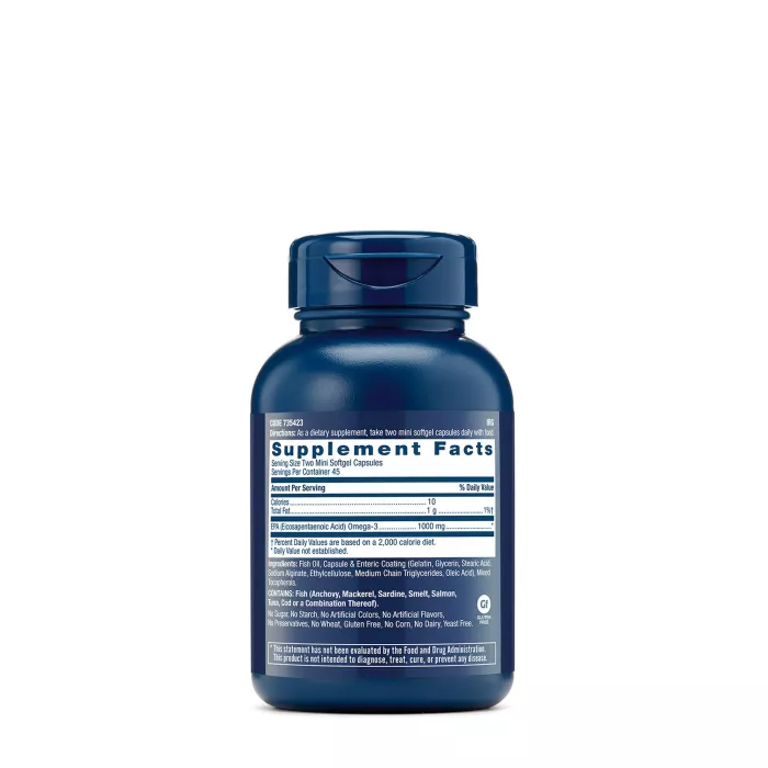 Gnc Triple Strength Epa 1000mg Mini, 90 Cps Gnc Triple Strength Epa 1000mg Mini, 90 Cps