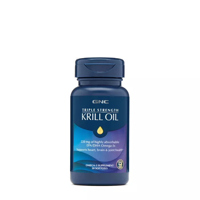 Gnc Triple Strength Krill Oil, Ulei De Krill, 30 Cps Gnc Triple Strength Krill Oil, Ulei De Krill, 30 Cps