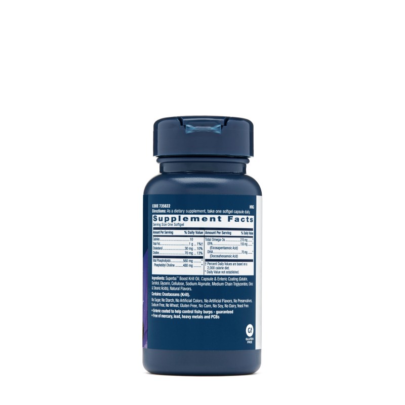 Triple strength ulei de krill (30 cps), GNC Live Well