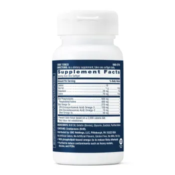 Gnc Triple Strength Krill Oil, Omega-3 Premium Din Krill Pentru Inima, Creier, Articulatii Si Vedere, 30 Cps