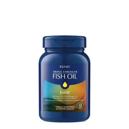 Triple strength ulei de peste cu suport pentru articulatii (60 cps), GNC Live Well