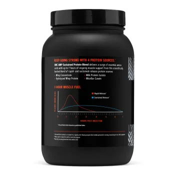 Gnc Amp Sustained Protein Blend, Amestec Proteic, Cu Aroma De Pufuleti Cu Unt De Arahide, 899.6 G
