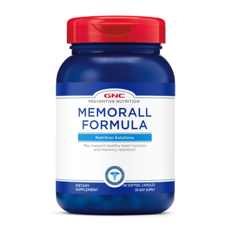 Preventive nutrition memorall, formula pentru sanatatea creierului si imbunatatirea memoriei (60 Cps), GNC Live Well