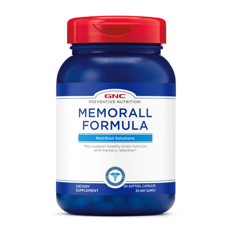 Preventive nutrition memorall, formula pentru sanatatea creierului si imbunatatirea memoriei (60 Cps), GNC Live Well
