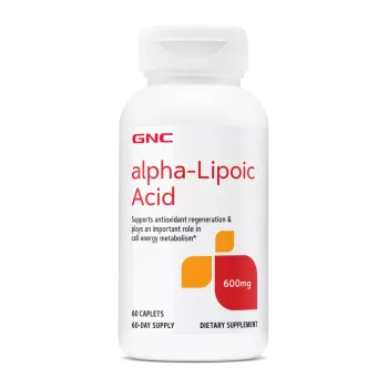 Gnc Alpha-lipoic Acid 600 Mg, Ala Acid Alfa Lipoic, 60 Tb