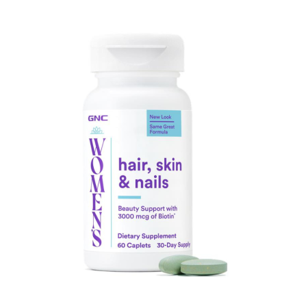Gnc Women's Hair, Skin & Nails Formula, Formula Pentru Par, Piele Si Unghii, 60 Tb
