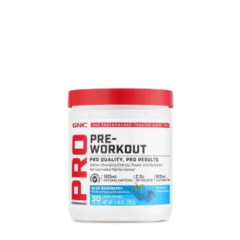 Gnc Pro Performance Pre-workout - Blue Raspberry Flavor, Pre-workout, Cu Aroma De Blue Raspberry, 339g