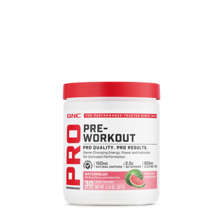 Gnc Pro Performance Pre-workout - Watermelon Flavor, Pre-workout, Cu Aroma De Pepene, 327g