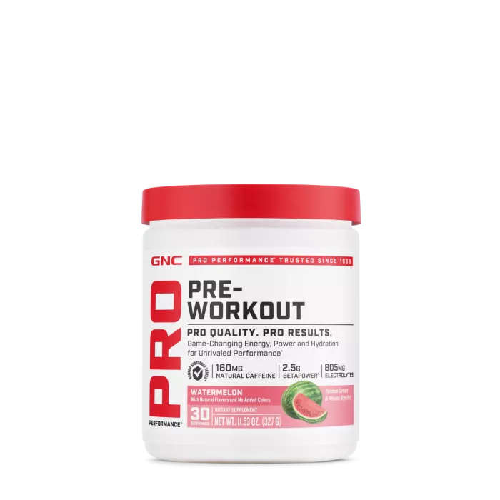 Gnc Pro Performance Pre-workout - Watermelon Flavor, Pre-workout, Cu Aroma De Pepene, 327g Gnc Pro Performance Pre-workout - Watermelon Flavor, Pre-workout, Cu Aroma De Pepene, 327g